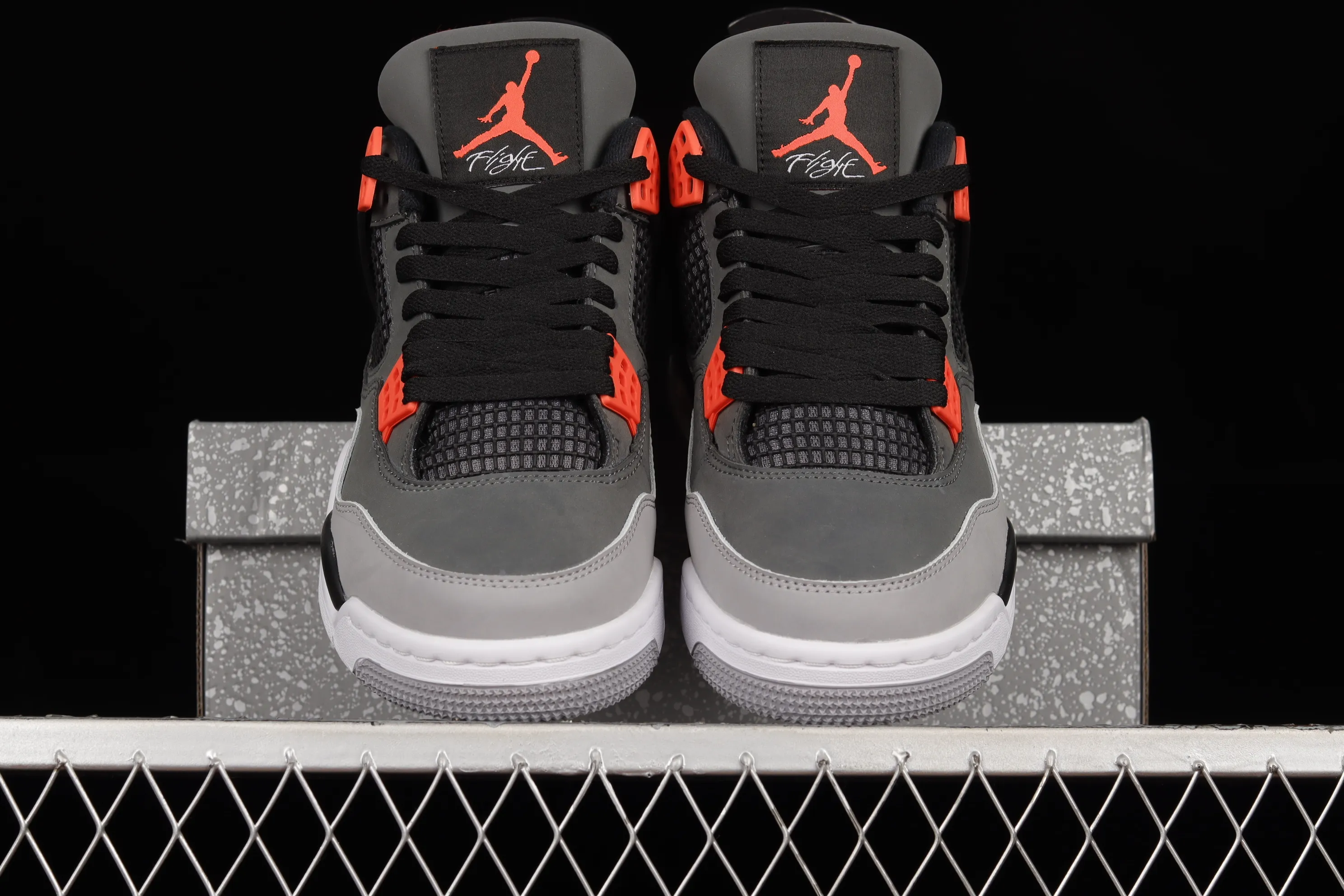 All Categories Air Jordan Jordan Series Basketball Shoes Air Jordan 4 Special Price Air Jordan 4 Retro "Infrared" AJ4 Joe 4 Black Gray Infrared DH6927-061
